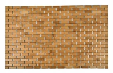 BAMBUSOWA MATA ŁAZIENKOWA 50X80 CM ALBA JASNY BRĄZ