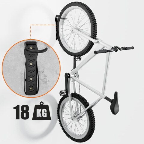 HAK NA ŚCIANĘ UCHWYT WIESZAK NA ROWER