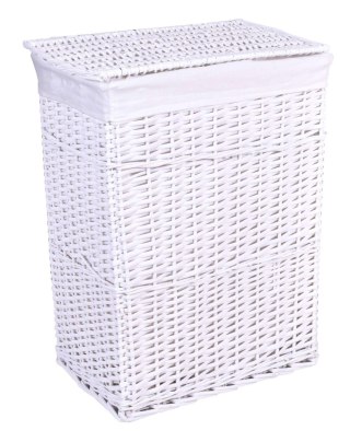 KOSZ WIKLINOWY BIAŁY 114 L