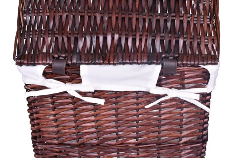 KOSZ WIKLINOWY BRĄZOWY 114 L