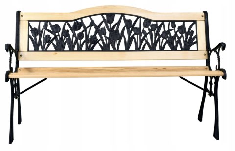ŁAWKA OGRODOWA ŻELIWNA TULIPAN