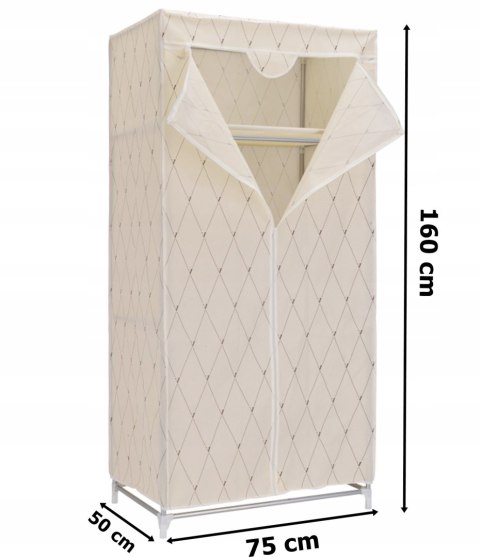 SZAFA TEKSTYLNA GAJA VITTO - BEŻ