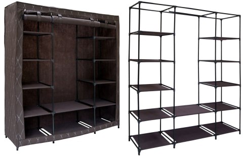 SZAFA TEKSTYLNA KAJA MAXI VITTO - BRĄZ