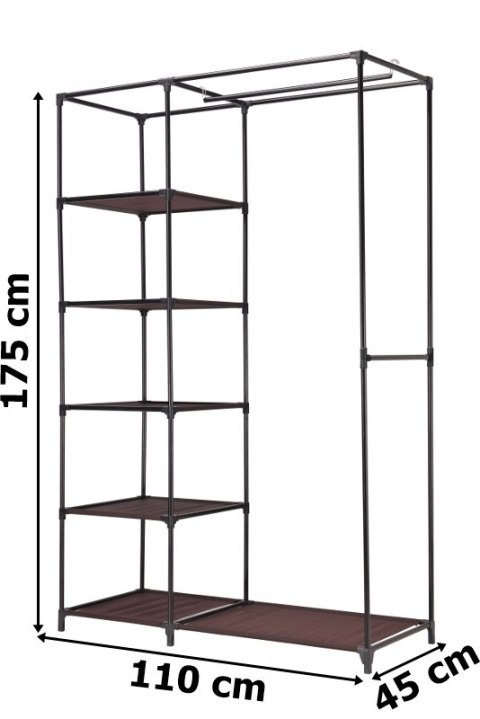 SZAFA TEKSTYLNA KAJA VITTO - BRĄZ