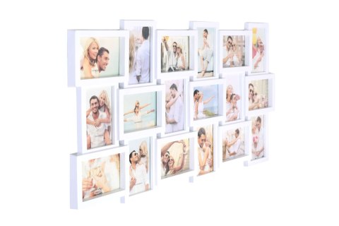 FOTORAMKA NA 18 ZDJĘĆ MORKA BIAŁA