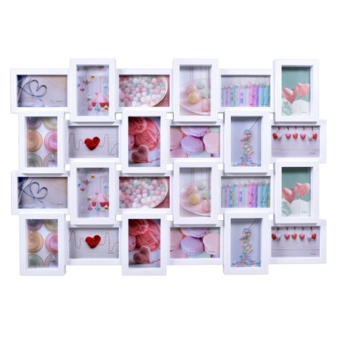 FOTORAMKA NA 24 ZDJĘCIA SOLANO BIAŁA