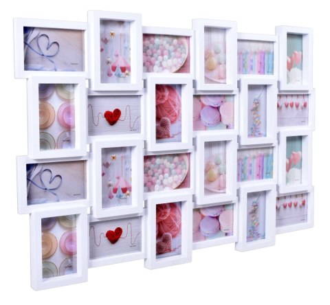 FOTORAMKA NA 24 ZDJĘCIA SOLANO BIAŁA