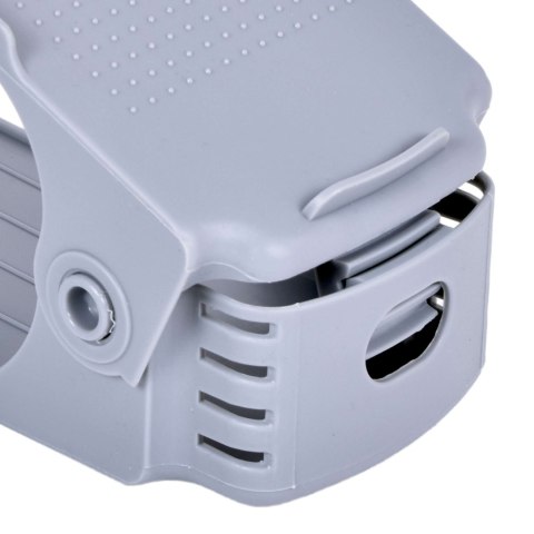 KOMPLET REGULOWANYCH UCHWYTÓW NA BUTY 10 SZTUK SZARY