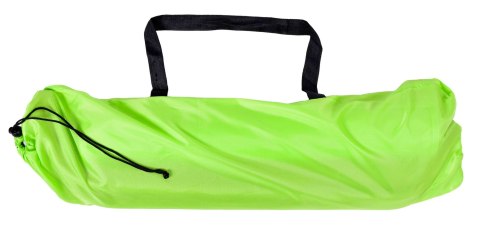 LEŻAK TURYSTYCZNY PLAŻOWY SKŁADANY OLEK - LIMONKA