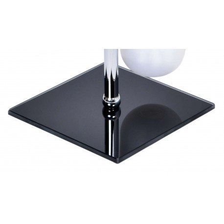 STOJAK ŁAZIENKOWY ELEGANT CZARNE SZKŁO