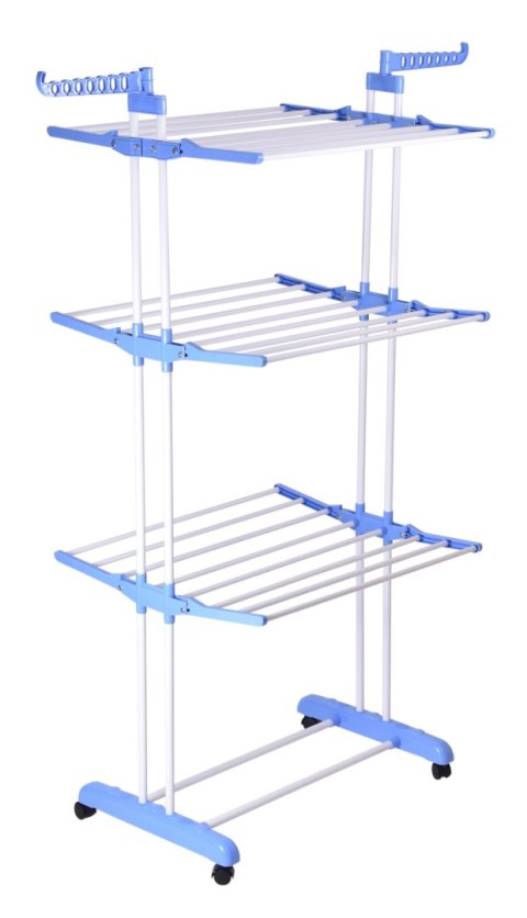 SUSZARKA ROZKŁADANA NA KÓŁKACH SONORA NIEBIESKA