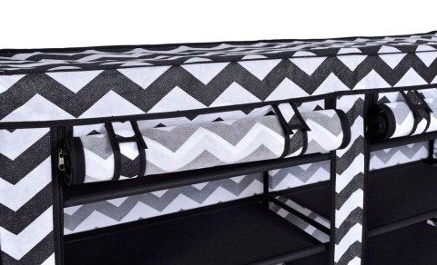 SZAFA TEKSTYLNA NA BUTY GABI - ZEBRA