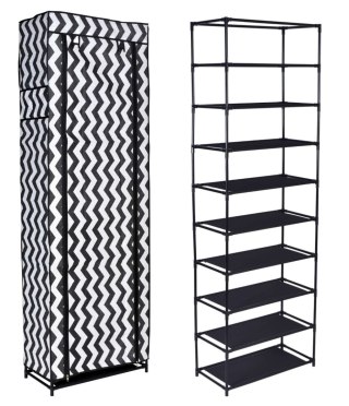 SZAFKA TEKSTYLNA NA BUTY LEA - ZEBRA