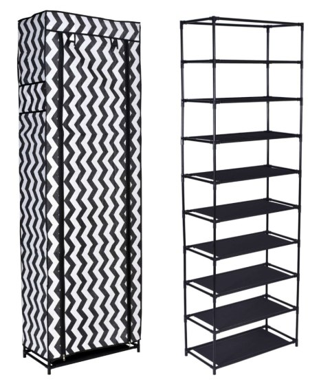 SZAFKA TEKSTYLNA NA BUTY LEA - ZEBRA