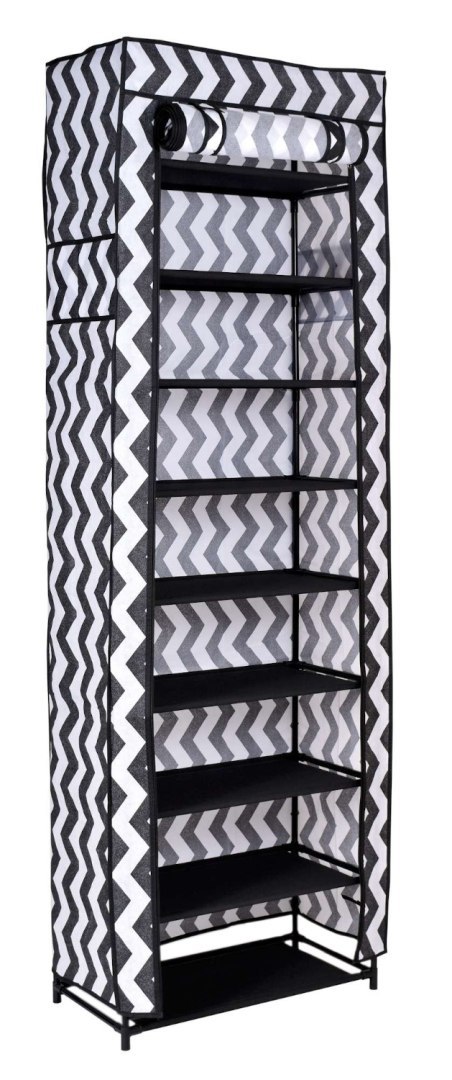 SZAFKA TEKSTYLNA NA BUTY LEA - ZEBRA