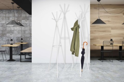 WIESZAK STOJĄCY ENZO - BIAŁY