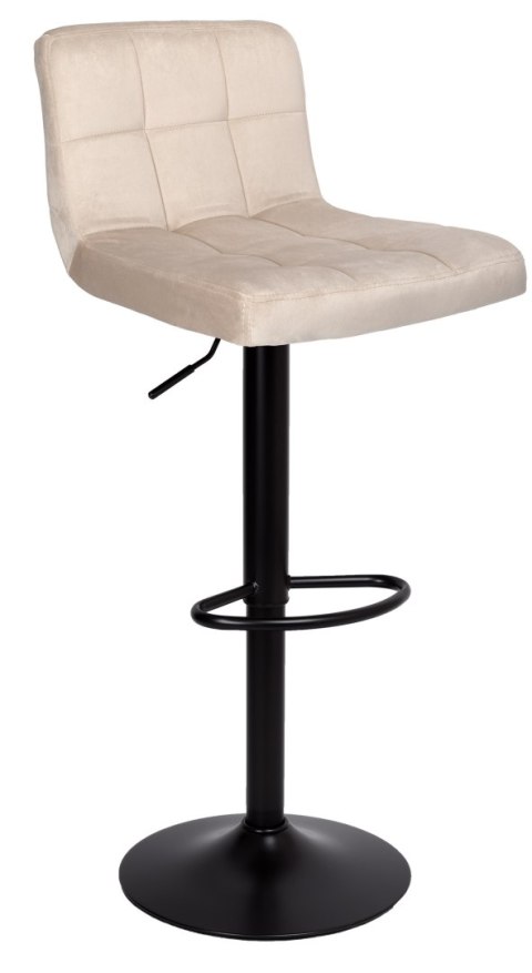 HOKER BAROWY ARAKO BLACK BEŻOWY VELVET