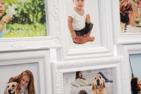 RAMKA NA ZDJĘCIA BAFRA 6 ZDJĘĆ BIAŁA