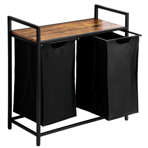 REGAŁ KOSZ NA PRANIE ARTUS PODWÓJNY 2 KOMORY