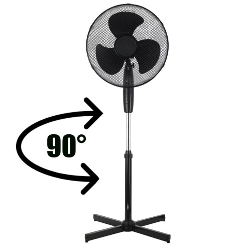 WENTYLATOR PODŁOGOWY STOJĄCY KOUD CZARNY