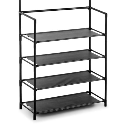 ZESTAW WIESZAK HANI CZARNY + 3 PUDEŁKA NA BUTY FUKSJA