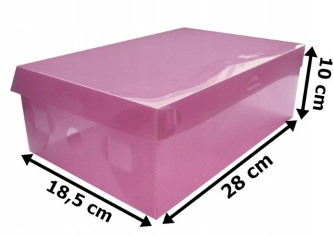 ZESTAW WIESZAK HANI CZARNY + 3 PUDEŁKA NA BUTY FUKSJA