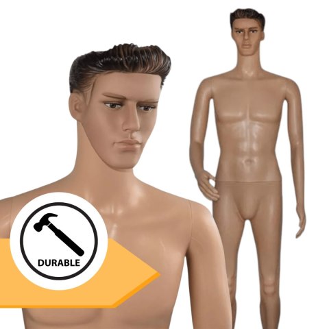 Manekin męski 190 cm pełnopostaciowy realistyczny lekki demontowalny Manekin męski 190 cm pełnopostaciowy realistyczny lekki demontowalny