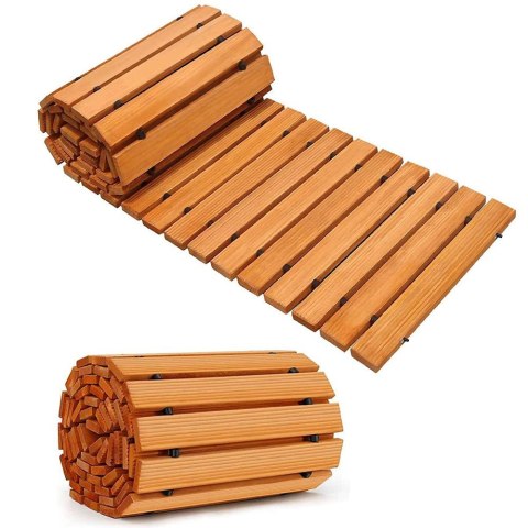 Mata z Drewna Cedrowego Ścieżka Drewniana 250x430 Mata z Drewna Cedrowego Ścieżka Drewniana 250x430
