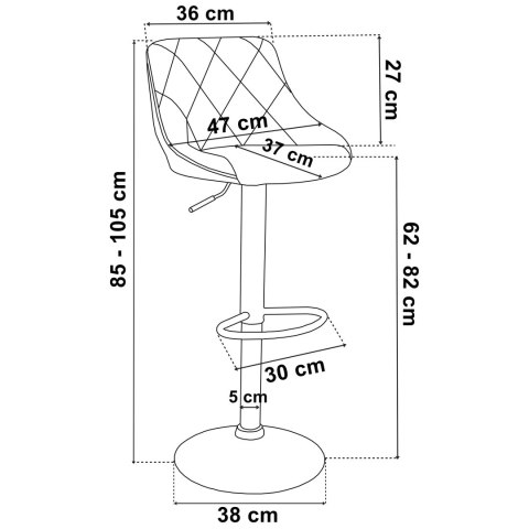 Hoker barowy Cydro Black Oliwkowy Velvet