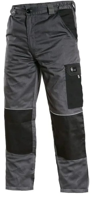 SPODNIE DO PASA CXS CEFEUS, SZARO-CZARNE ROZM.48