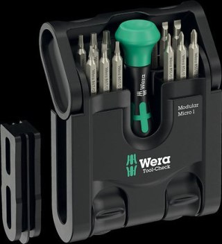 ZESTAW BITÓW Z UCHWYTEM TOOL-CHECK MODULAR MICRO 21 CZĘŚCI
