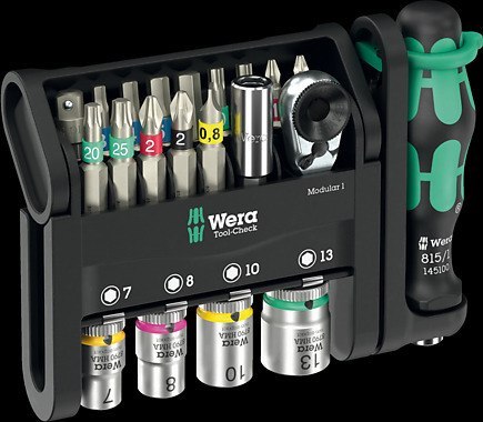 ZESTAW BITY I NASADKI TOOL-CHECK MODULAR 1, 21 CZĘŚCI ZESTAW BITY I NASADKI TOOL-CHECK MODULAR 1, 21 CZĘŚCI