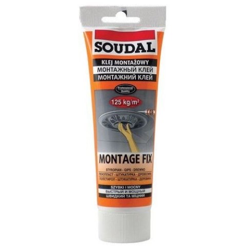 KLEJ MONTAŻOWY MONTAGE FIX 250ML KLEJ MONTAŻOWY MONTAGE FIX 250ML