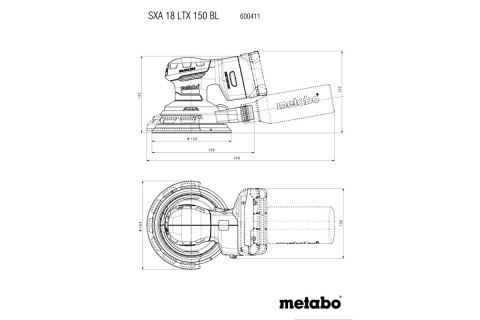 SZLIFIERKA AKUMULATOROWA MIMOŚRODOWA SXA 18 LTX 150 BL 0*AH SZLIFIERKA AKUMULATOROWA MIMOŚRODOWA SXA 18 LTX 150 BL 0*AH
