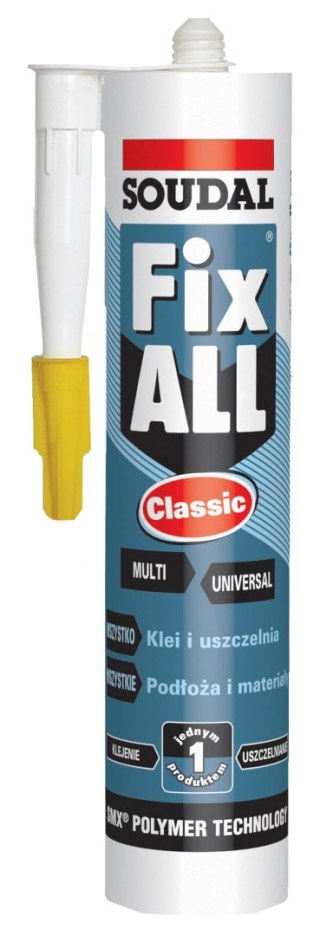 USZCZELNIACZ HYBRYDOWY FIX ALL FLEXI BIAŁY 290ML