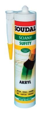 AKRYL SOUDAL BRĄZOWY 280ML AKRYL SOUDAL BRĄZOWY 280ML