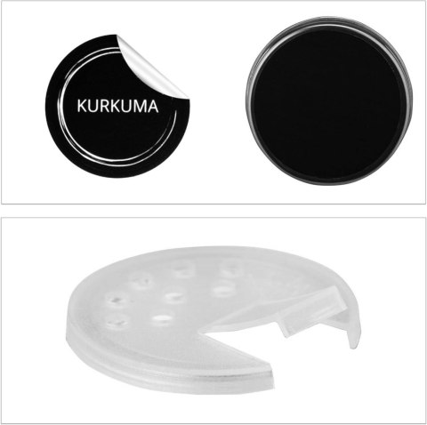 Stojak na przyprawy obrotowy ROTOR BLACK