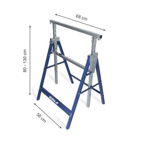 KOBYŁKA STALOWA REGULOWANA UDŹWIG MAX 200KG