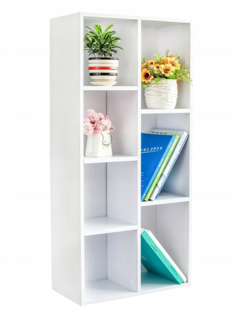 Komoda szafka regał na książki do salonu biały ModernHome Komoda szafka regał na książki do salonu biały ModernHome