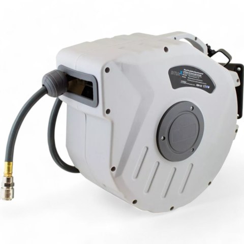 Wąż pneumatyczny na zwijaku automatyczny bęben 20m 1/4" do kompresora