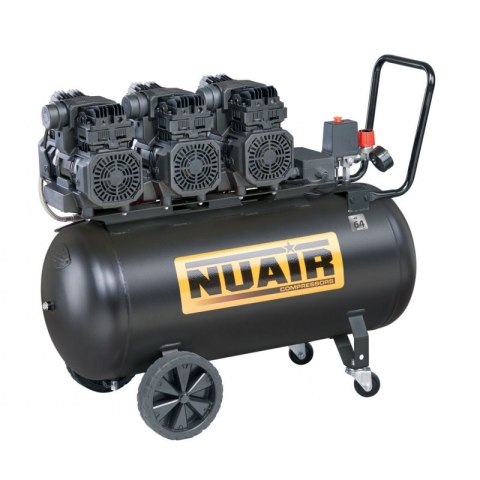 KOMPRESOR BEZOLEJOWY WYCISZONY 100L 8 BAR 64BD 4KM