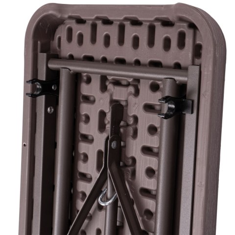 Ławka cateringowa składana WOODLAND brązowa 183 cm