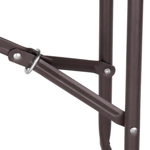 Ławka cateringowa składana WOODLAND brązowa 183 cm
