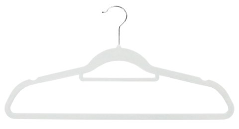 WIESZAK WELUROWY MAXI KOMPLET 5 SZT - SZARY