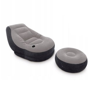 Fotel dmuchany sofa z podnóżkiem 1-osobowa INTEX 68564