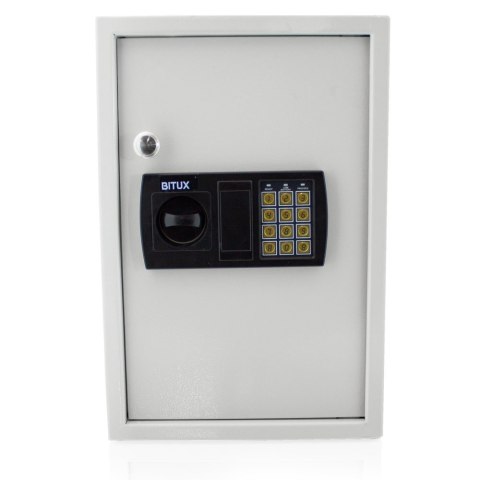 Sejf Elektroniczny na Klucze 48 Haków Zamek PIN + Klucze Awaryjne Ścienny