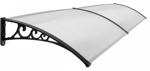 Daszek plastikowy Dako Duo 100x200cm czarny