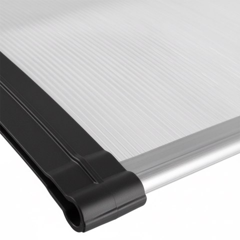 Daszek plastikowy Dako Duo 100x200cm czarny