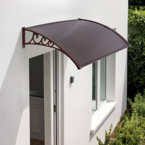 Daszek plastikowy Sano 80x120cm brązowy