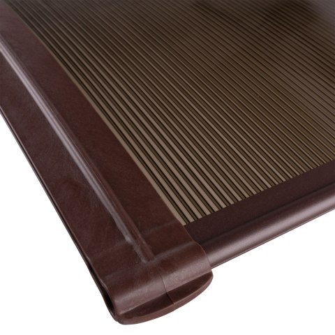 Daszek plastikowy Sano 80x120cm brązowy